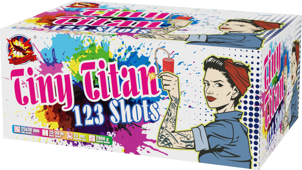 Tiny Titan 123 shots 25-30 mm, 149,99